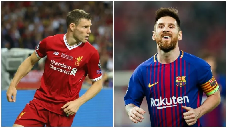 James Milner Reveals Tunnel Encounter With Messi During Defeat To Barca