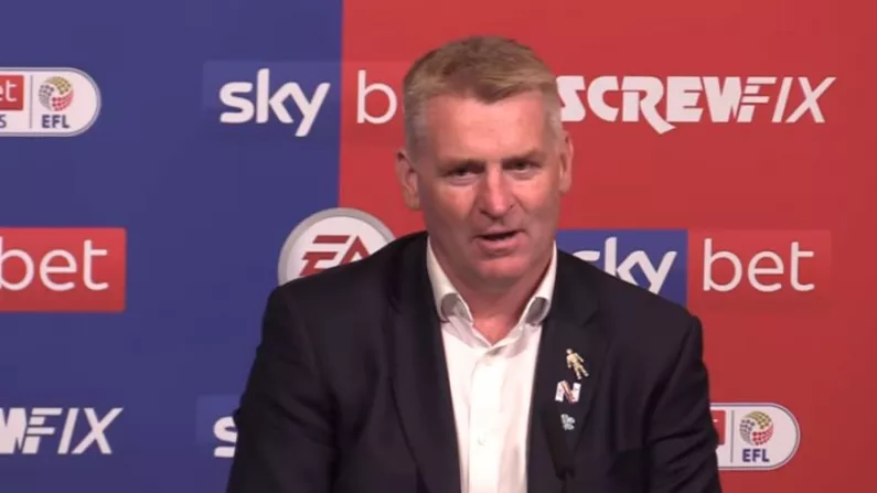 Villa Manager Dean Smith Made Promise To Ill Father Before Playoff Final