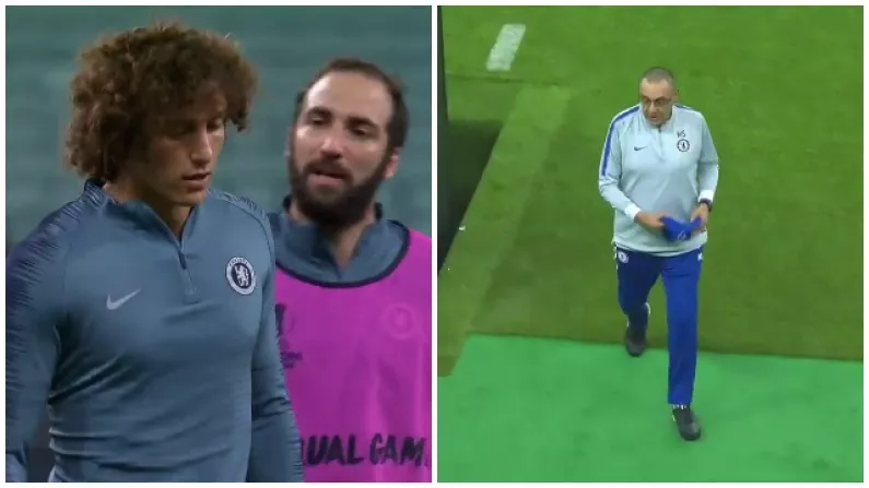 Sarri Storms Out Of Chelsea Training Session After Luiz/Higuain Row