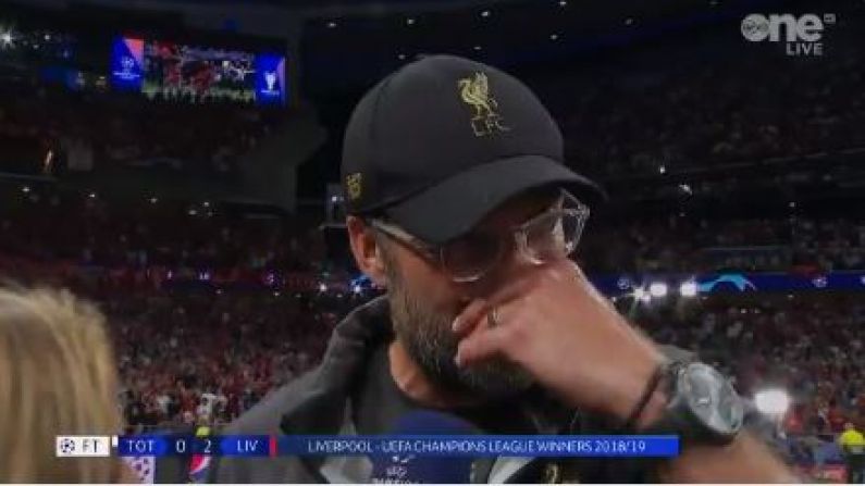 Watch: Jurgen Klopp Hugely Emotional As Liverpool Win The Champions League