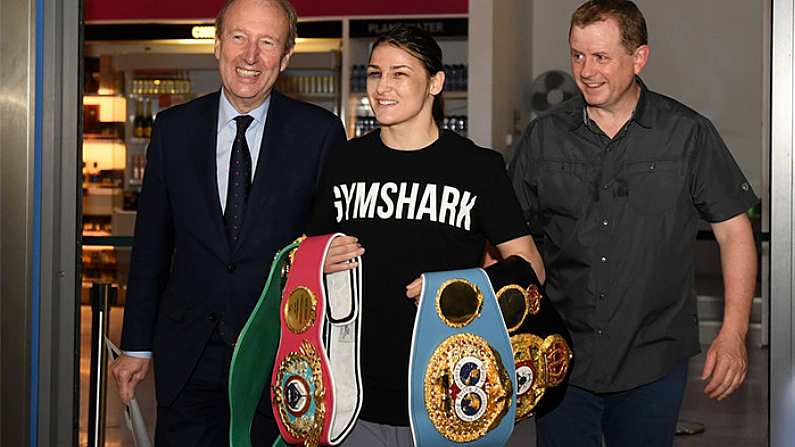 Katie Taylor Delighted With Turnout For 'Shane Ross's Homecoming!'