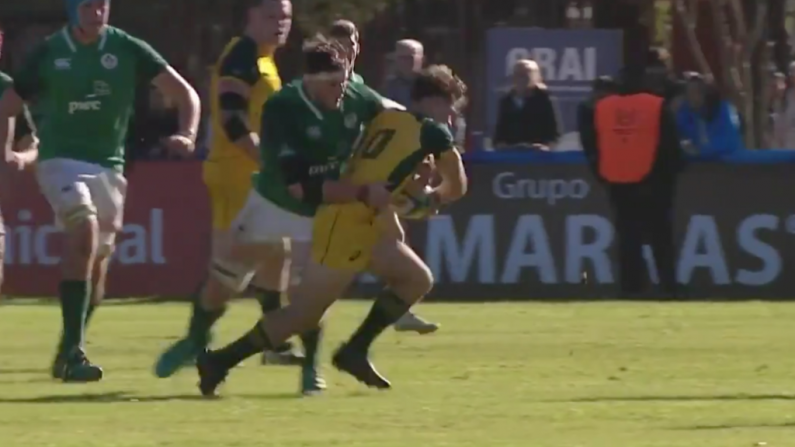 Huge Early Blow For Ireland As Baird Sent Off For Dangerous Tackle Against Australia