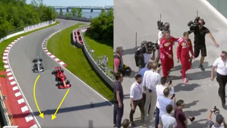 Watch: Controversy As Vettel Wins In Canada But Is Demoted To 2nd By Stewards