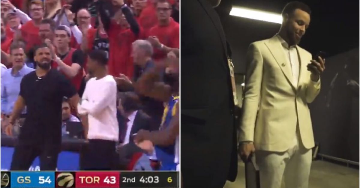 Drake really wants to stay friends with Steph Curry based on his NBA Finals  outfit