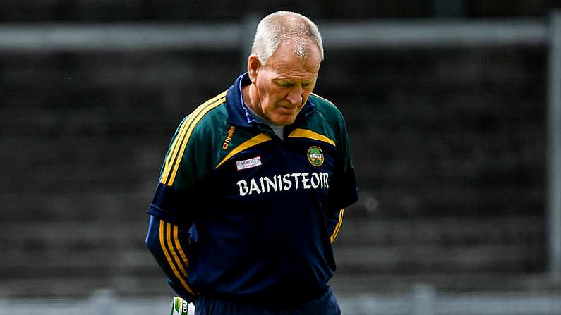 15 June 2019; Offaly manager Joachim Kelly prior to the Joe McDonagh Cup Round 5 match between Kerry and Offaly at Austin Stack Park, Tralee in Kerry. Photo by Brendan Moran/Sportsfile