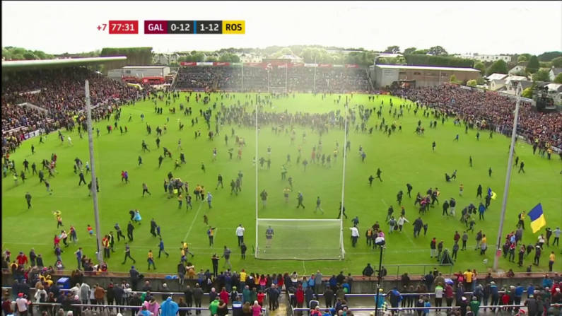 Watch: Roscommon Fans Rush Pitch Before Final Whistle In Connacht Final