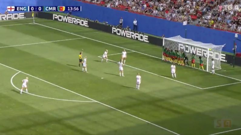 Watch: England Do The Impossible And Actually Score From Indirect Free-Kick