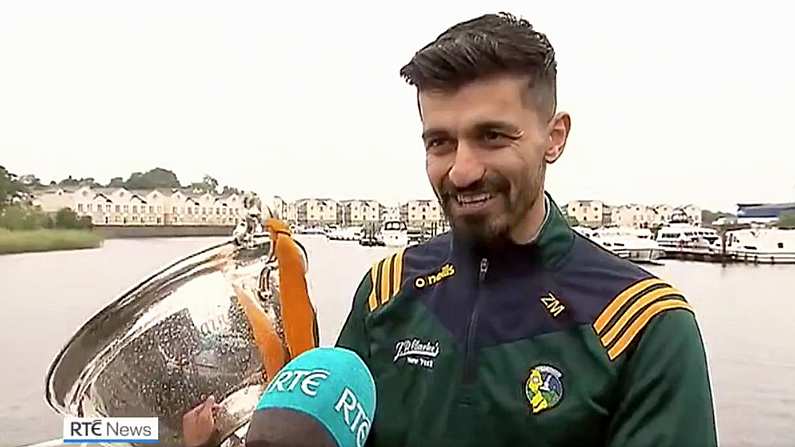 Watch: Iraqi-Born Zak Moradi Beams With Pride After Leitrim Hurling Triumph