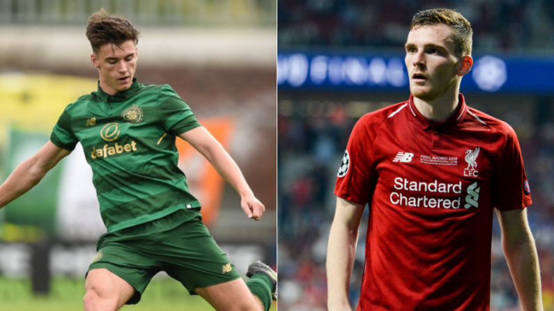 Liverpool Defender Denies "Rubbish" Claim He Told Kieran Tierney To Leave Celtic