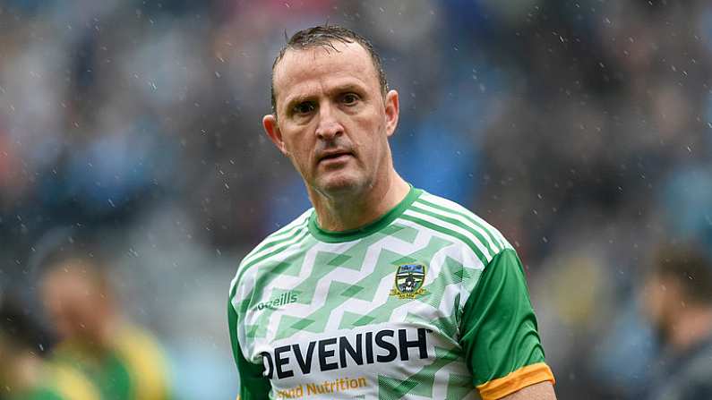 23 June 2019; A dejected Meath manager Andy McEntee the Leinster GAA Football Senior Championship Final match between Dublin and Meath at Croke Park in Dublin. Photo by Daire Brennan/Sportsfile