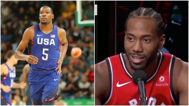 Report: Durant, Leonard Talk About Becoming NBA Teammates
