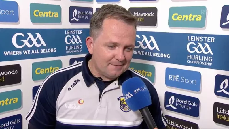 Watch: Davy Fitzgerald Beams With Pride As He Pays Tribute To Wexford Players