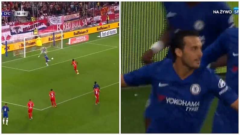 Chelsea's Pedro Scores Extraordinary Goal Against Red Bull Salzburg