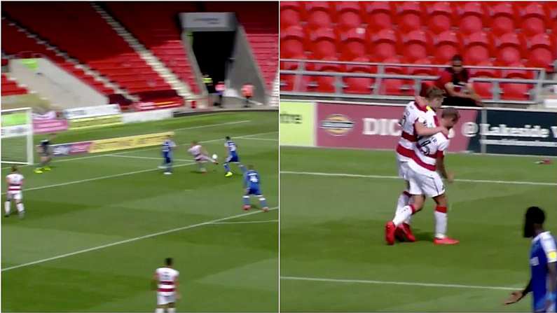 Watch: Kieran Sadlier Scores Cracking Volley In Season Opener