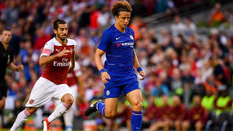 David Luiz Trains Separately From Chelsea Team-Mates Amid Arsenal Links