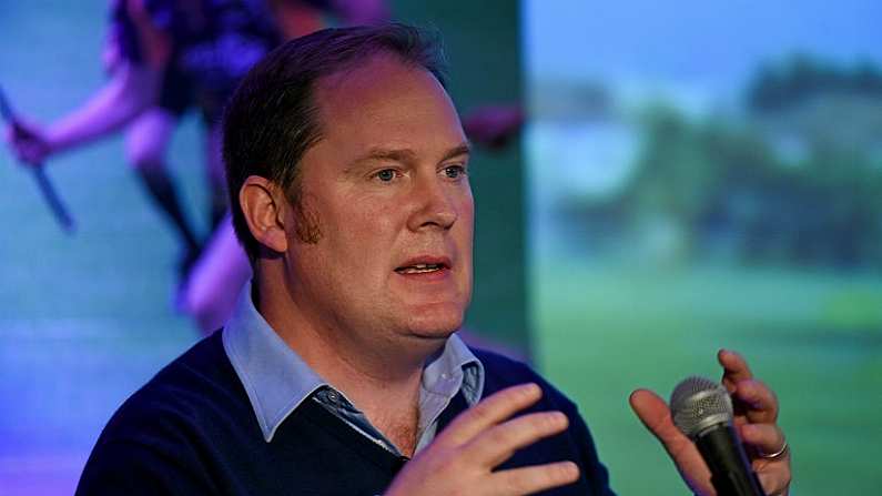 10 January 2015; Des Ryan, Head of Sports Science / Sports Medicine, Arsenal FC, speaking during the Liberty Insurance GAA Annual Games Development Conference. Croke Park, Dublin. Picture credit: Pat Murphy / SPORTSFILE