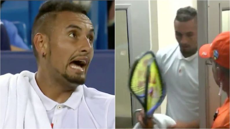 Watch: Nick Kyrgios Goes On A Mad One At Cincinnati Open