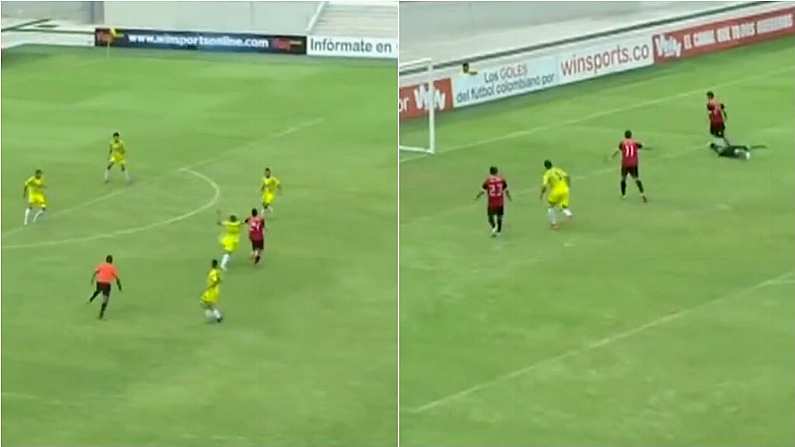 Watch: Colombian Player Dribbles By Seven Players For Outrageous Goal