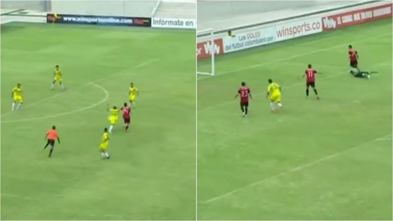 Watch: Colombian Player Dribbles By Seven Players For Outrageous Goal