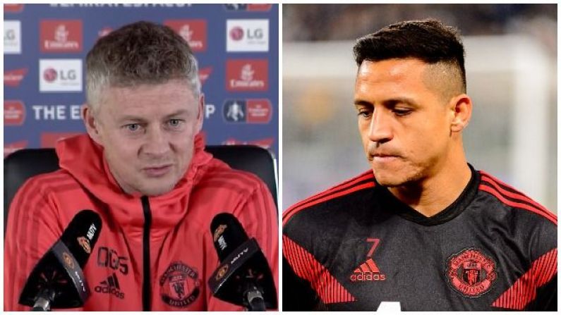 'He Wants To Be A Part Of This' - Solskjaer Dismisses Sanchez Dropped Rumours