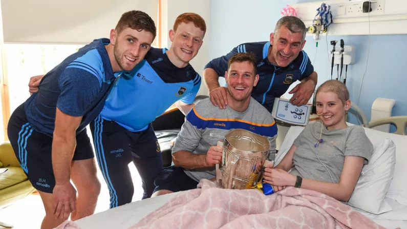 In Pictures: Tipperary Hurlers Delight Kids At Crumlin Children's Hospital