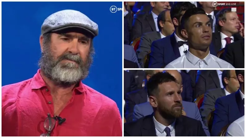 Cantona Bemuses All With Strange Speech Before Champions League Draw
