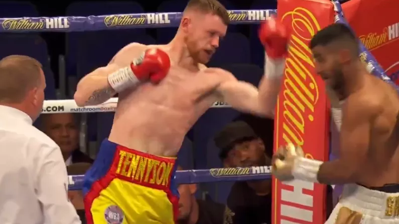 Belfast Boxer Tennyson Lands Incredible KO At O2 Arena With Lethal Left Hand