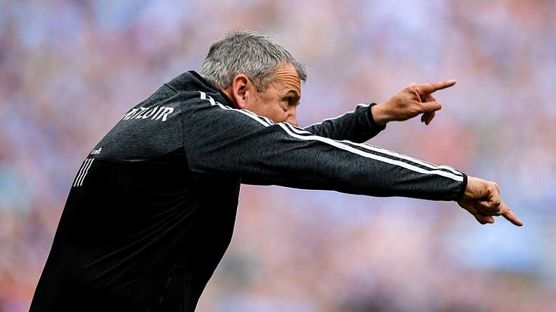 1 September 2019; Kerry manager Peter Keane during the GAA Football All-Ireland Senior Championship Final match between Dublin and Kerry at Croke Park in Dublin. Photo by Harry Murphy/Sportsfile