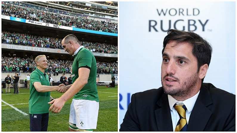 Joe Schmidt Hits Back At World Rugby Vice-President Over Toner Omission