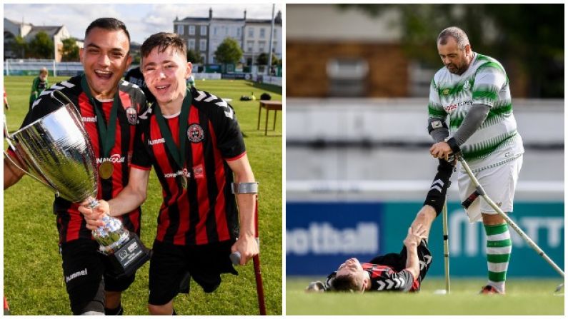 In Pictures: Bohs Win The Amputee Football League Cup