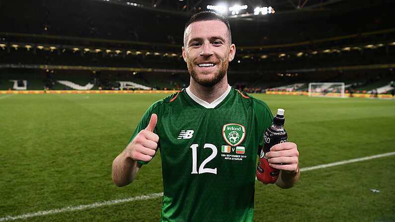 10 September 2019; Jack Byrne of Republic of Ireland following the 3 International Friendly match between Republic of Ireland and Bulgaria at Aviva Stadium, Dublin. Photo by Stephen McCarthy/Sportsfile