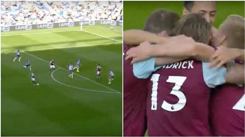 Watch: Jeff Hendrick Scores Last Minute Stunner To Rescue Burnley