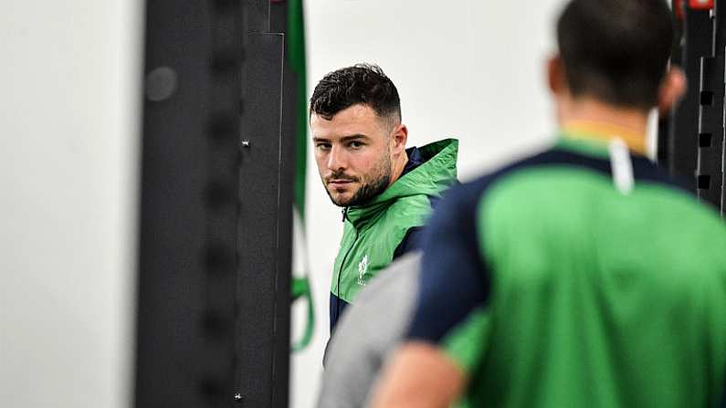 16 September 2019; Robbie Henshaw during an Ireland Rugby gym session at the Ichihara Suporeku Park in Ichihara, Japan. Photo by Brendan Moran/Sportsfile