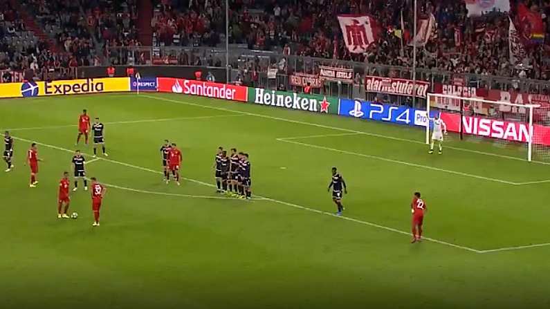 Watch: Cheeky Thiago Freekick Helps Bayern Munich To Comfortable Win