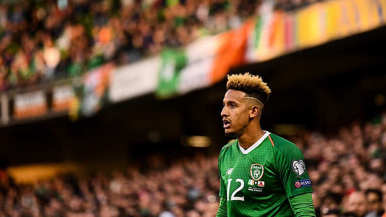 10 June 2019; Callum Robinson of Republic of Ireland during the UEFA EURO2020 Qualifier Group D match between Republic of Ireland and Gibraltar at Aviva Stadium, Lansdowne Road in Dublin. Photo by Stephen McCarthy/Sportsfile