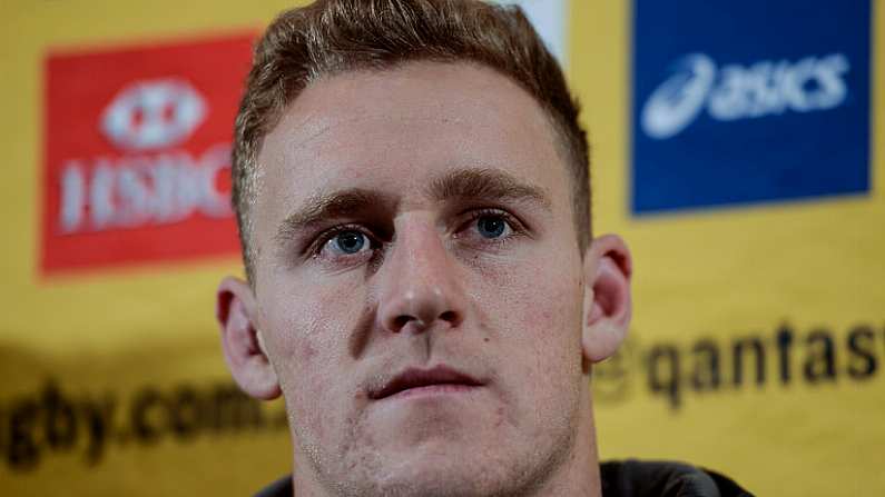 22 November 2016; Reece Hodge of Australia during a press conference at the Conrad Hotel, Dublin. Photo by Seb Daly/Sportsfile