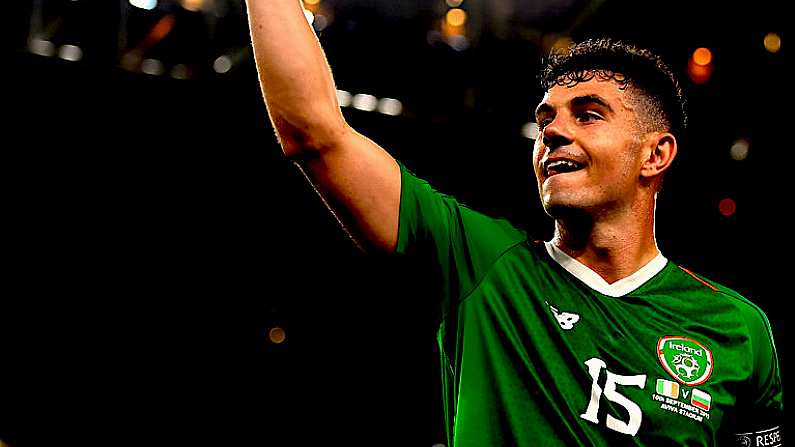 10 September 2019; John Egan of Republic of Ireland following the 3 International Friendly match between Republic of Ireland and Bulgaria at Aviva Stadium, Dublin. Photo by Eoin Noonan/Sportsfile