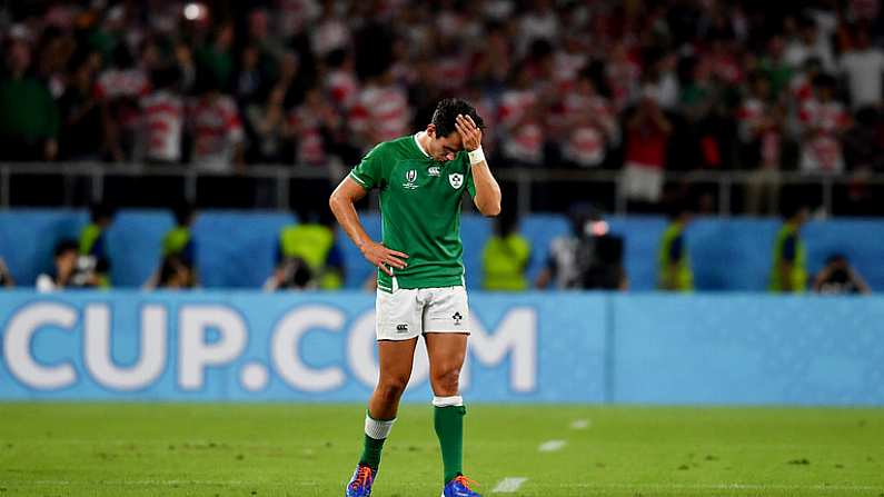 28 September 2019; Joey Carbery of Ireland following the 2019 Rugby World Cup Pool A match between Japan and Ireland at the Shizuoka Stadium Ecopa in Fukuroi, Shizuoka Prefecture, Japan. Photo by Brendan Moran/Sportsfile