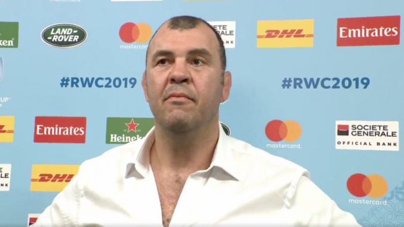 Watch: Michael Cheika Gives Tetchy Interview After Loss To Wales