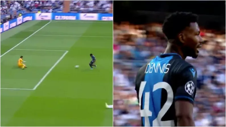Watch: An Accidental Piece Of Brilliance Gives Brugge Shock Real Madrid Lead