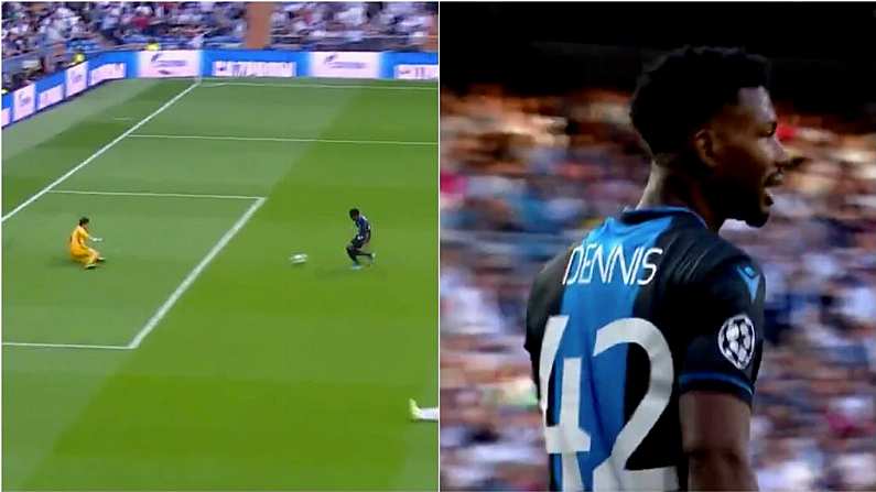 Watch: An Accidental Piece Of Brilliance Gives Brugge Shock Real Madrid Lead