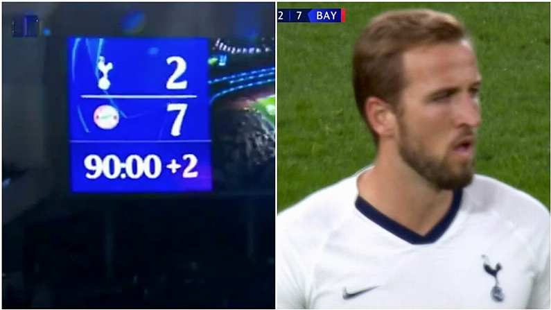 The Football World Is In Shock As Spurs Concede SEVEN At Home To Bayern