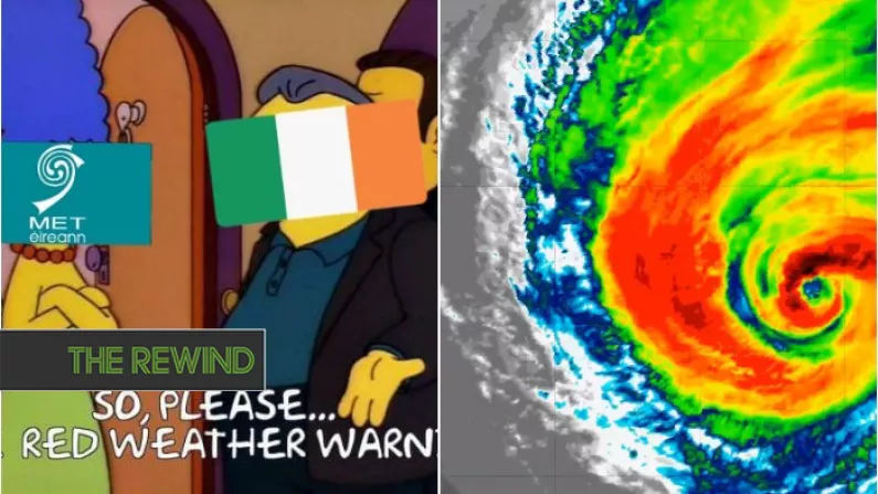 The Rewind Recommends: The Irish Simpsons Fans Brilliant Reaction To Storm Lorenzo