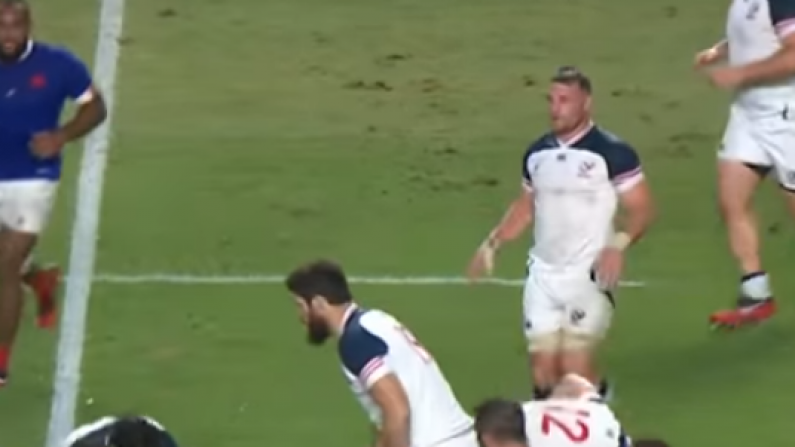 Players And Viewers Criticise Pitch After France Overcame USA At Rugby World Cup