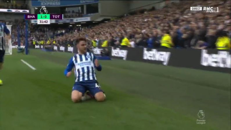 Aaron Connolly Scores His First Premier League Goal Against Tottenham