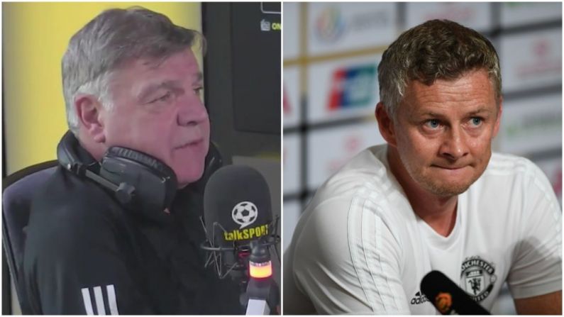 Sam Allardyce Reckons Manchester United Could Be Relegated This Season