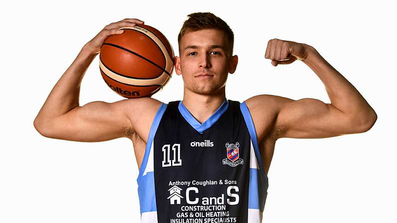 18 September 2019; Peter Hoffmann of Coughlan C and S Neptune pictured at the 2019/2020 Basketball Ireland Season Launch and Hula Hoops National Cup draw at the National Basketball Arena in Tallaght, Dublin. Photo by Sam Barnes/Sportsfile