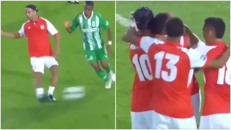 Watch: Ronaldinho Proves He Still Has It With Outrageous No-Look Assist