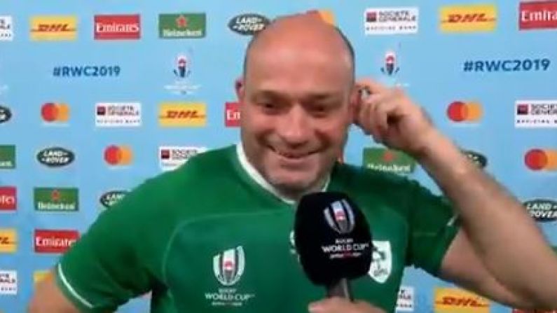 Watch: Irish Crowd's Incredible Farewell To Rory Best After New Zealand Embarrassment