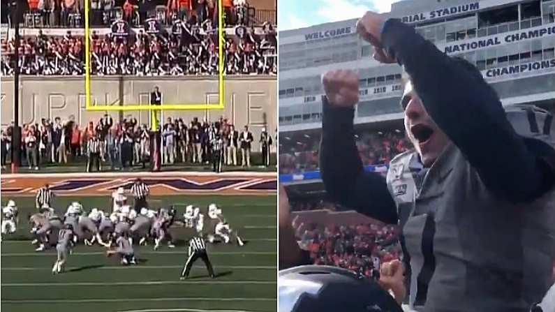 Irish Kicker Lands Last-Second Field Goal To Secure Sensational Shock Win